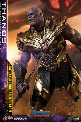 Avengers: Endgame Movie Masterpiece Akční figurka 1/6 Thanos Battle Damaged Version 42 cm